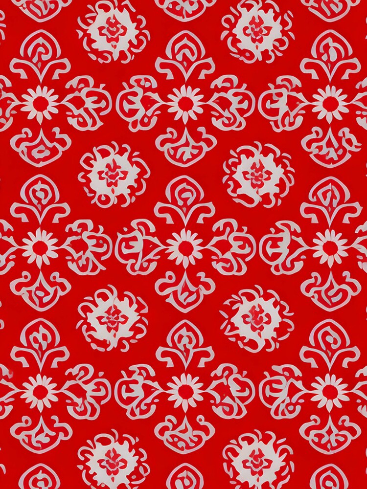 Thumbnail 5 of 5, iPhone Case, Red Pattern designed and sold by nerminokeen.