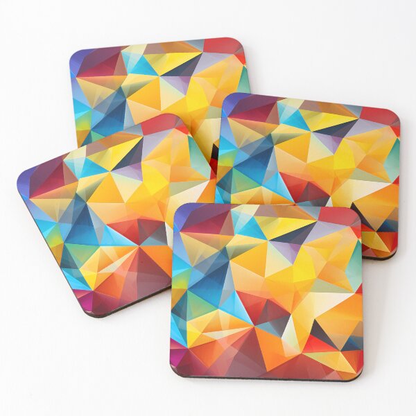 Artikelvorschau,  Abstract colorful triangles entworfen und verkauft von tropicaltee.