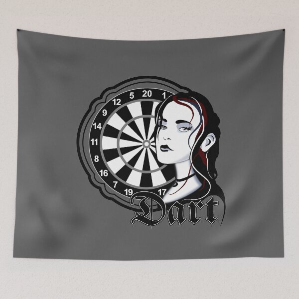 Item preview, Dart Gothic motif, dart players with their own style designed and sold by ChrUzDesigner.