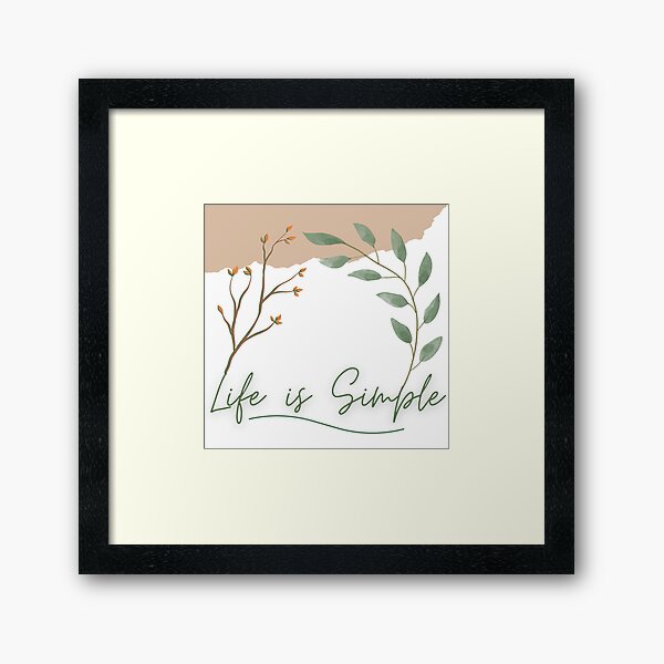 Item preview, Life is Simple  designed and sold by Mind-and-Soul.