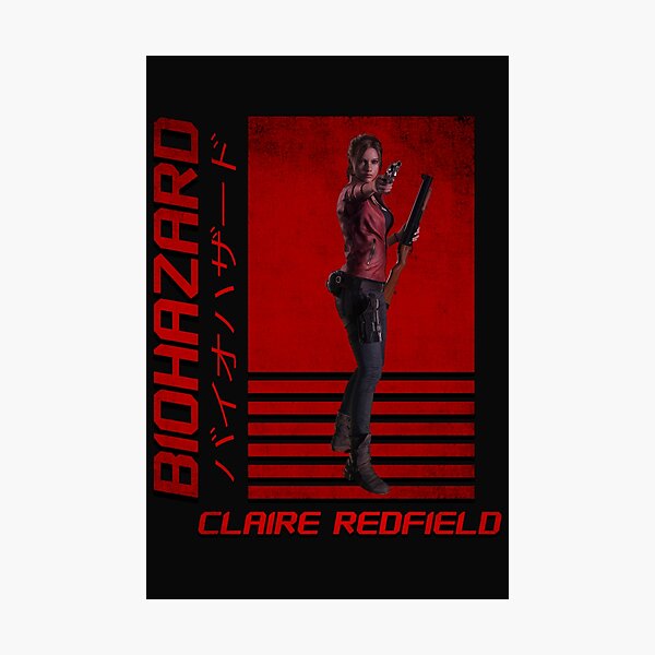  Chaqueta roja de Claire Redfield para mujer, hecha en