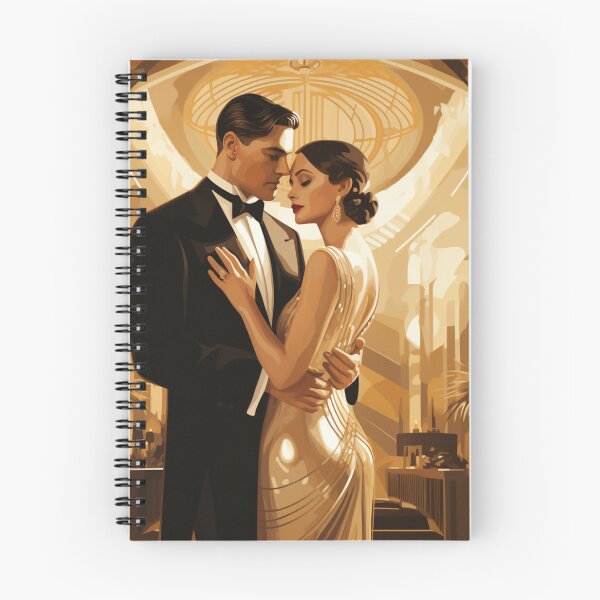 Item preview, Art Deco 1920's Couple designed and sold by Luna-Art-Design.