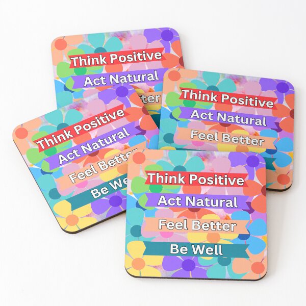 Item preview, Think Positive Act Natural Version 1 designed and sold by Scotti Cohn.