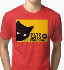 Cats Tri-blend T-Shirt