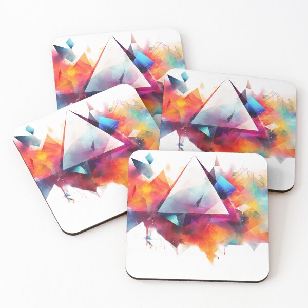 Item preview,  Abstract colorfull triangles designed and sold by tropicaltee.