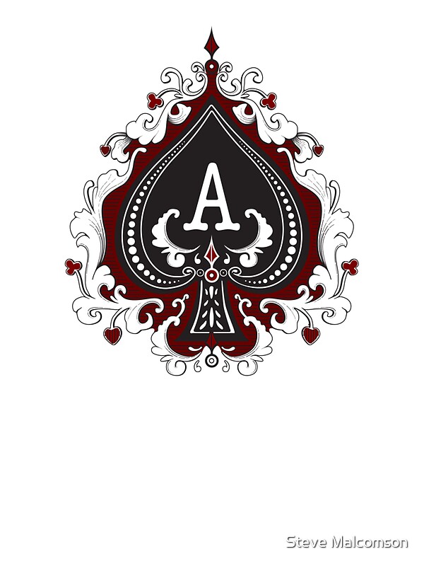 "ace of spades ACEeffect logo brand" Stickers by Steve Malcomson