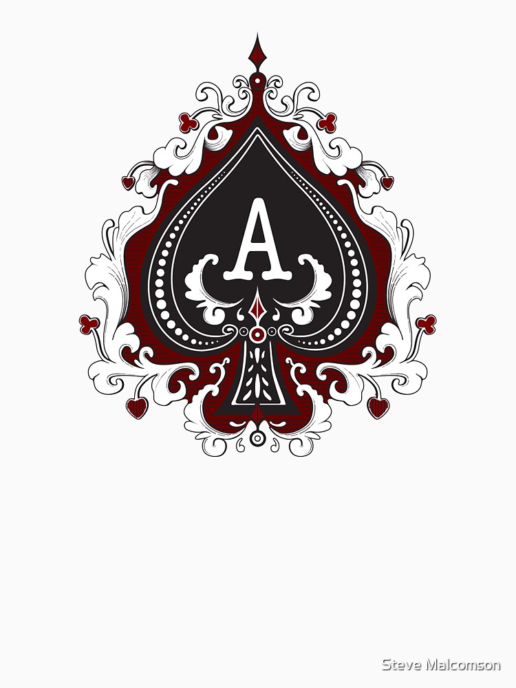 "ace of spades ACEeffect logo brand" T-shirt by acedesign | Redbubble