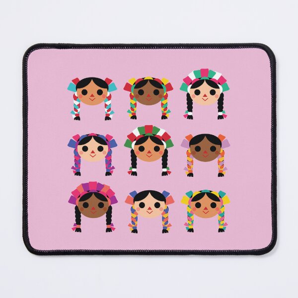 Item preview, Maria ‘Tres Sabores’- Linear Pattern (Pink) designed and sold by AIKEKARAI.