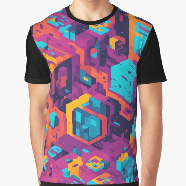Vista previa del artículo con la obra «Digital Pixel Party», diseñado y vendido por Vitalka-uk.