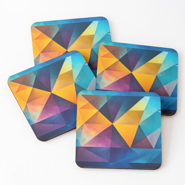 Item preview, Abstract colorful triangles designed and sold by tropicaltee.