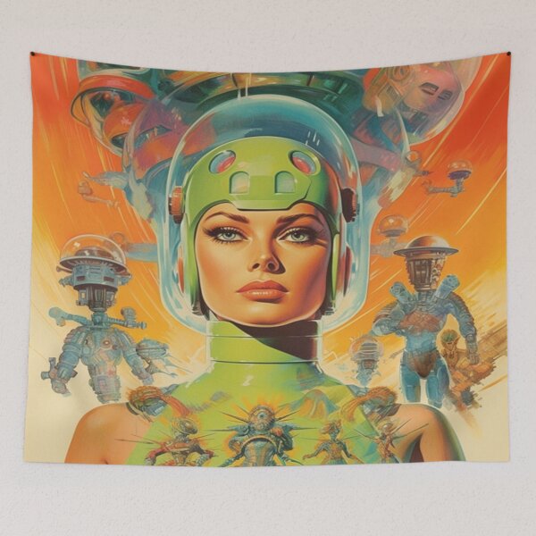 Item preview, 1960s SciFi Movie Poster - Invasion  designed and sold by Smiling Collie Designs.