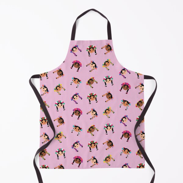 Item preview, Maria ‘Tres Sabores’- Scattered Pattern (Pink) designed and sold by AIKEKARAI.