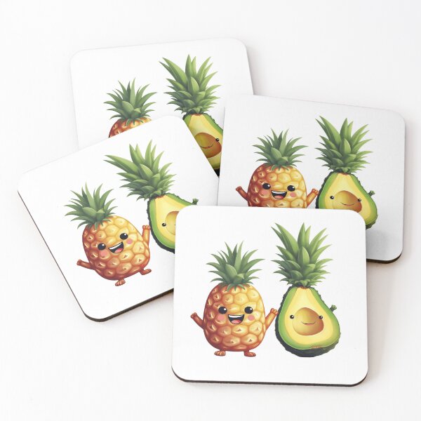 Item preview, Avocado and Pineapple Love: The Perfect Pairing designed and sold by websajtovinis.