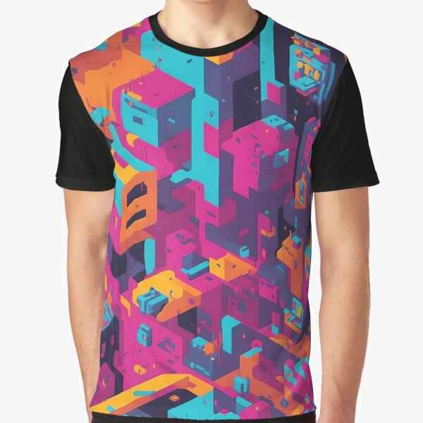 Vista previa del artículo con la obra «Digital Pixel Party B», diseñado y vendido por Vitalka-uk.