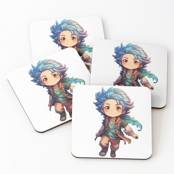 Item preview, Whimsical Wanderer | Zesty Zephyr | Free-Spirited Chibi Art designed and sold by PopPopGfx.
