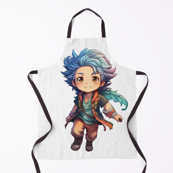Aperçu de l'œuvre Whimsical Wanderer | Zesty Zephyr | Free-Spirited Chibi Art créée et vendue par PopPopGfx.