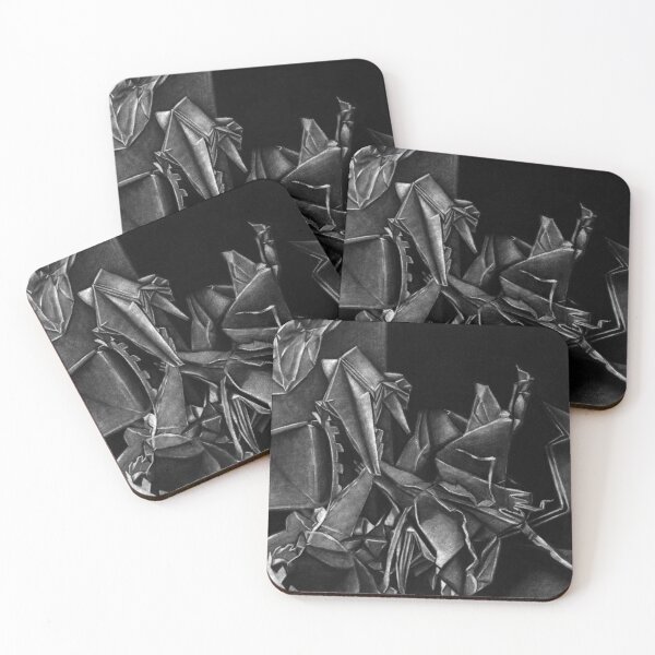 Item preview, Origami Graveyard (charcoal) designed and sold by Sampy Sicada.