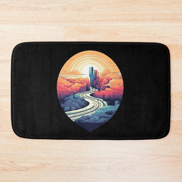 Item preview, Eternal Path: Nature-Inspired Art Nouveau Journey | Vibrant Cityscapes designed and sold by BNCH44.