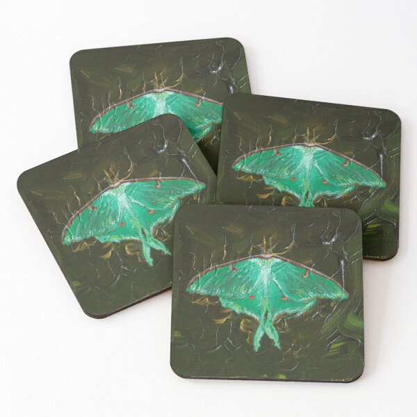 Item preview, Luna Moth Acrylic Painting designed and sold by GraceThorpeArt.