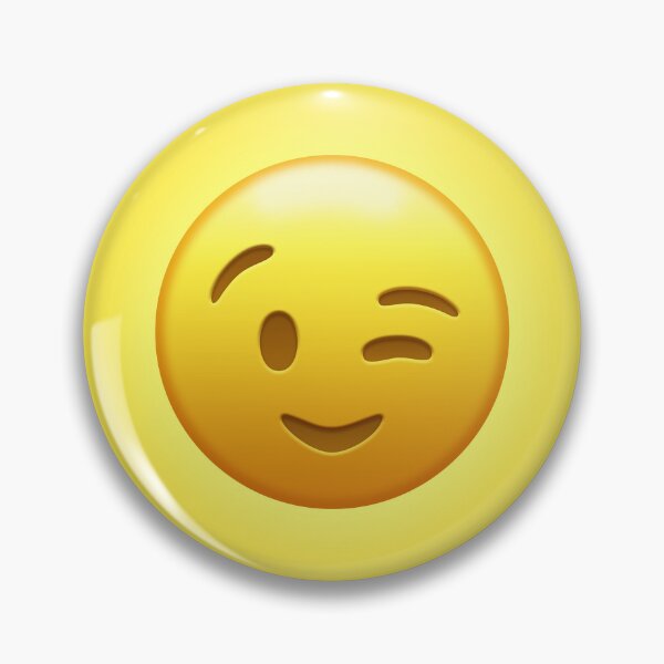 Item preview, Emoji Winking Face designed and sold by williamcuccio.