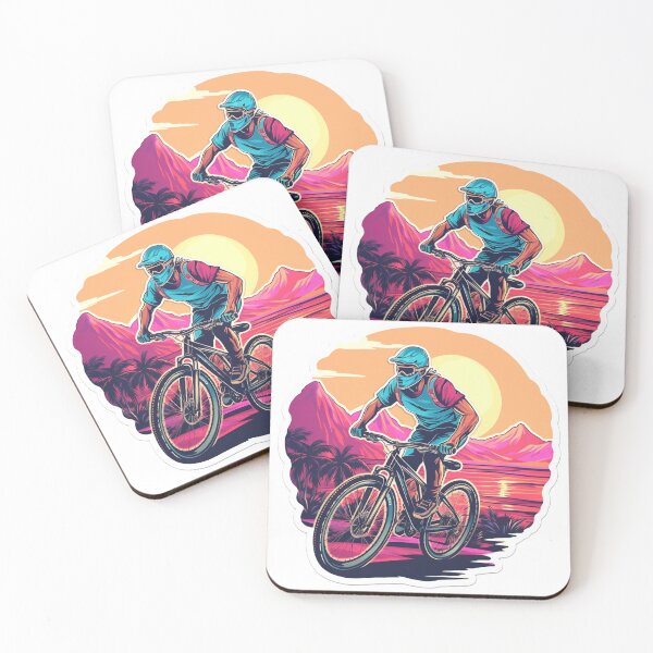Item preview, Summer mountain bike sticker pack designed and sold by Hochiedesign.