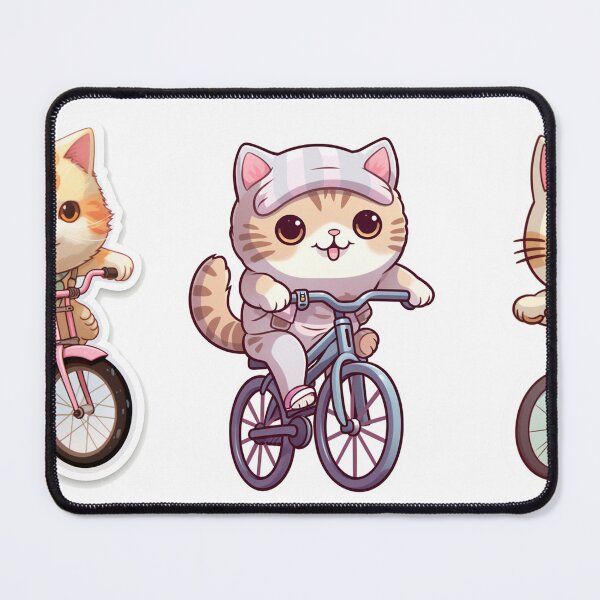 Item preview, Kawaii cycling sticker pack designed and sold by Hochiedesign.