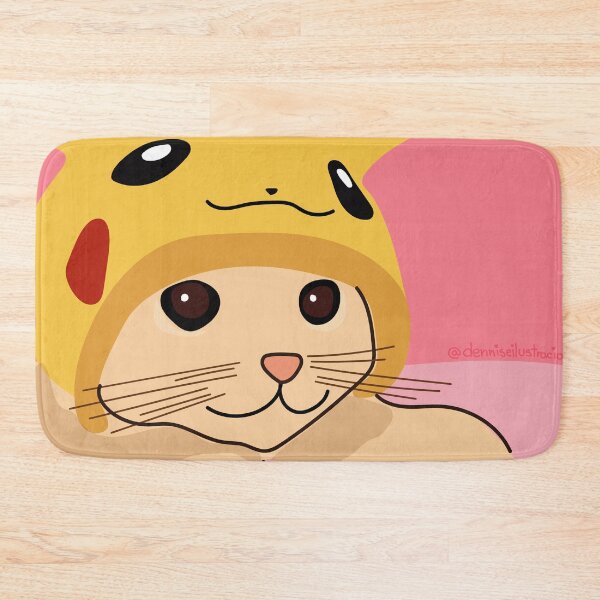Item preview, Cute kitten with funny cap vector illustration designed and sold by Denisse diseno.
