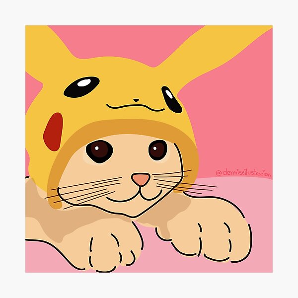 Item preview, Cute kitten with funny cap vector illustration designed and sold by Denisse diseno.