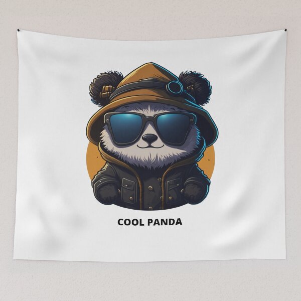 Item preview, cool panda designed and sold by CreacionesLavin.