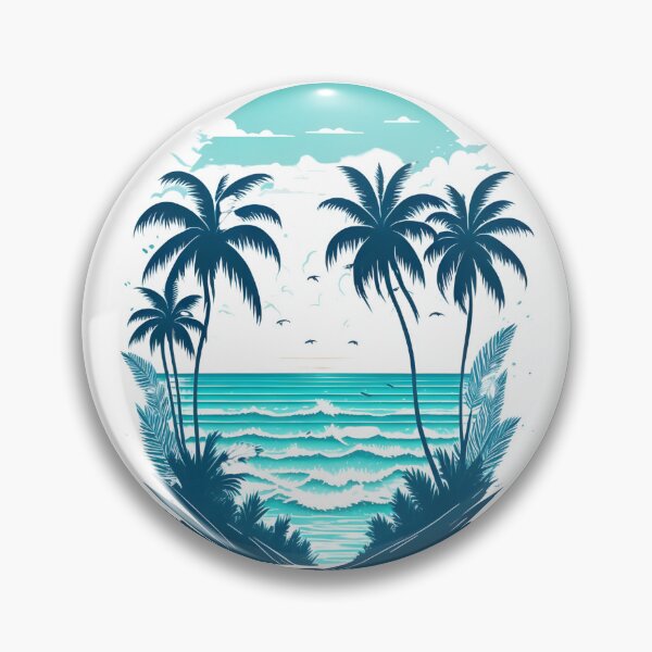 Item preview, Tropical Paradise: Palm Trees on the Beach designed and sold by TuckerLogan.
