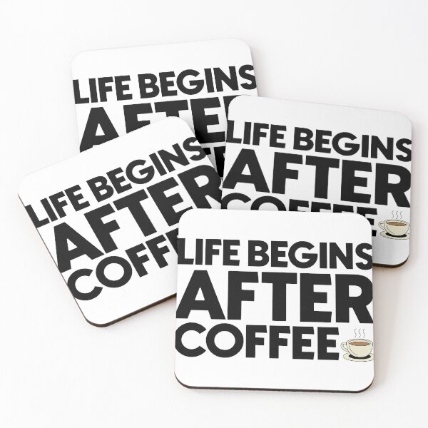 Item preview, Life begins after coffee designed and sold by Bigilyy.