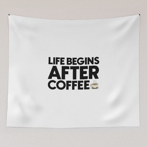 Item preview, Life begins after coffee designed and sold by Bigilyy.