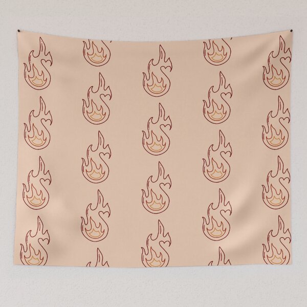 Item preview, Fire heart symbols designed and sold by TinyArtCorner.