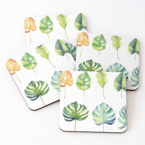 Item preview, Watercolor tropical leaves designed and sold by tropicaltee.