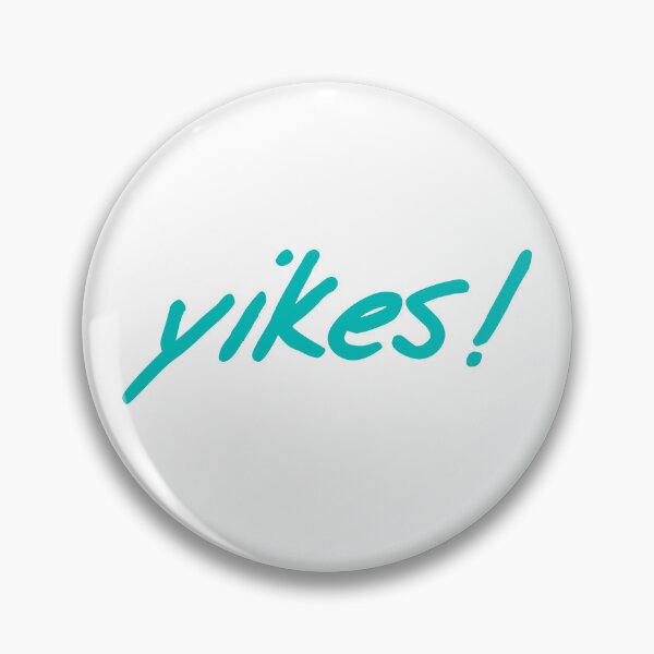Item preview, yikes! sticker (teal) designed and sold by zkerzner.