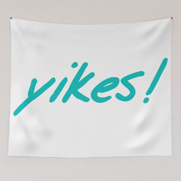 Item preview, yikes! sticker (teal) designed and sold by zkerzner.