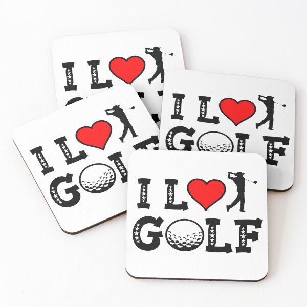 Item preview, I love Golf - Golfers love golf on the golf course to improve their handicap designed and sold by Gordenwear.