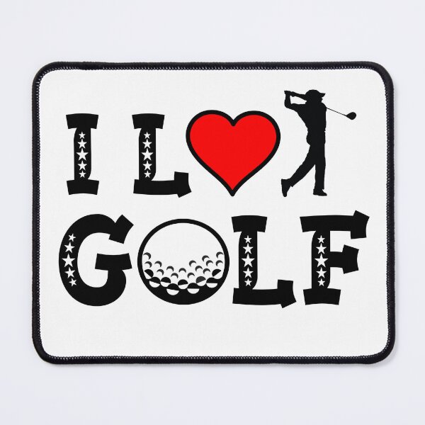 Item preview, I love Golf - Golfers love golf on the golf course to improve their handicap designed and sold by Gordenwear.