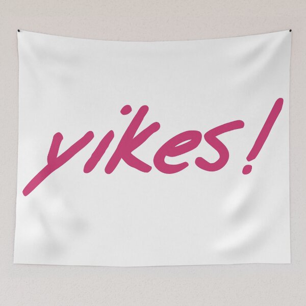 Item preview, yikes! sticker (pink) designed and sold by zkerzner.