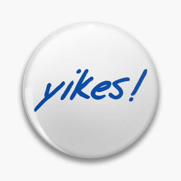 Item preview, yikes! sticker (blue) designed and sold by zkerzner.