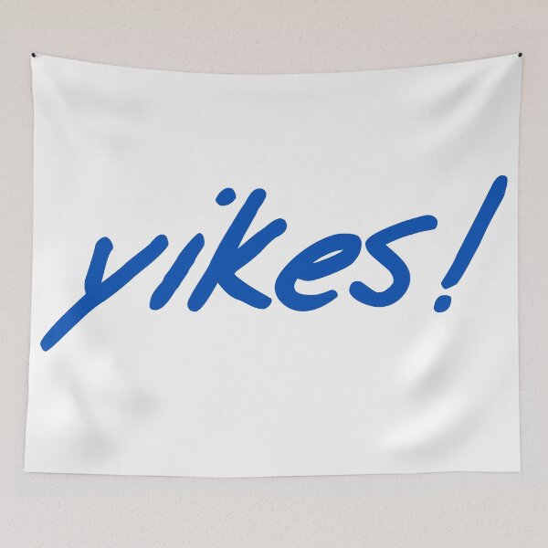Item preview, yikes! sticker (blue) designed and sold by zkerzner.
