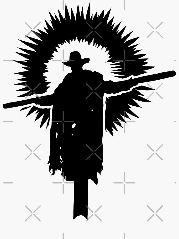 "Jeepers Creepers Scarecrow" Sticker for Sale by HeichousArt Redbubble