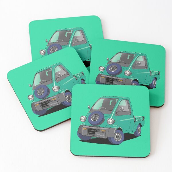 Item preview, Daihatsu Midget 2 in green designed and sold by Webazoot Industries - Car Art.