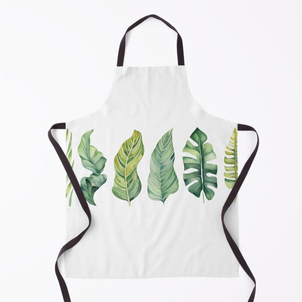 Aperçu de l'œuvre Watercolor tropical leaves créée et vendue par tropicaltee.