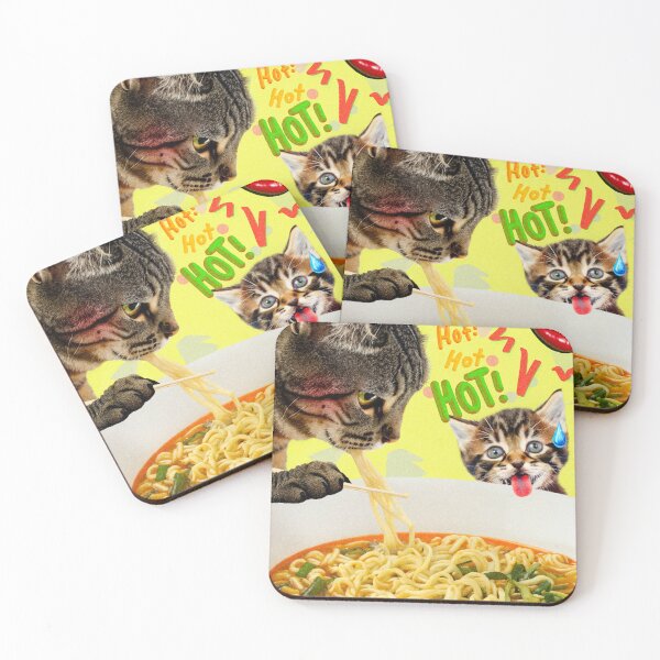 Item preview, Funny Cat Spicy Noodle designed and sold by ediebitty.