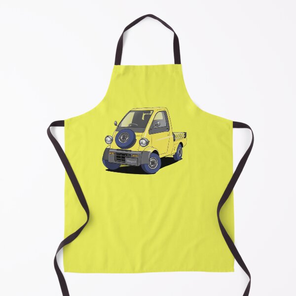 Item preview, Yellow Daihatsu Midget Truck designed and sold by Webazoot Industries - Car Art.