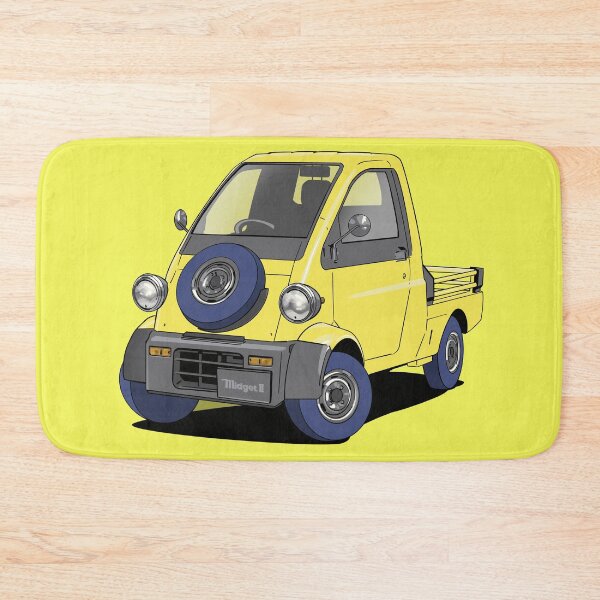 Item preview, Yellow Daihatsu Midget Truck designed and sold by Webazoot Industries - Car Art.