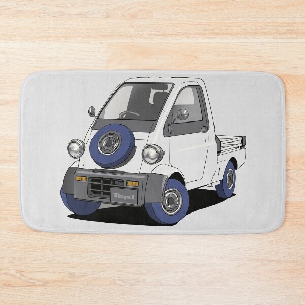 Item preview, Daihatsu Midget II kei car truck designed and sold by Webazoot Industries - Car Art.
