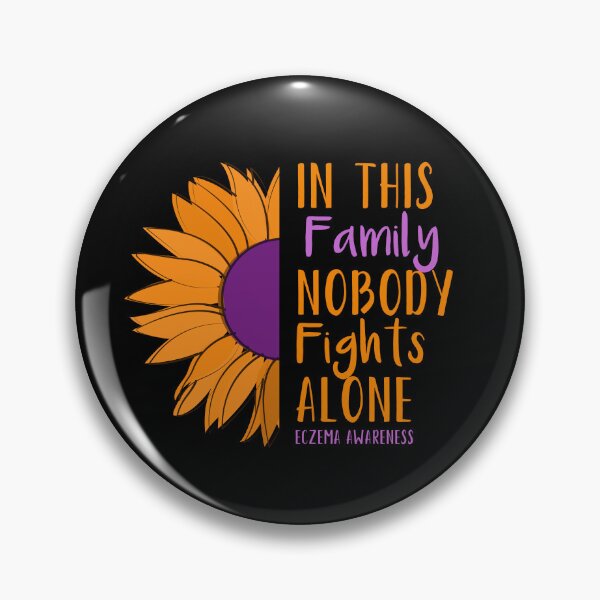 Item preview, In This Family Nobody Fights Alone Eczema Awareness designed and sold by Color-Sparkle.