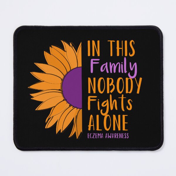 Item preview, In This Family Nobody Fights Alone Eczema Awareness designed and sold by Color-Sparkle.
